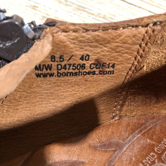 BOC Calixta Brown Leather Ankle Booties Women US 8.5, EU 40 - Picture 12 of 12